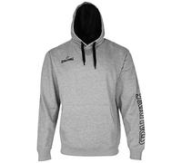 Spalding Team II Sudadera con Capucha, Hombre, Gris Melange, 3XL