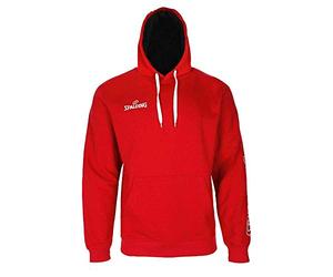 Spalding Team II Sudadera con Capucha, Hombre, Rojo, L