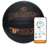 Spalding TF DNA Smart Basketball + paquete de suscripción de aplicación de 1 año compatible con iOS y Android I All Surface Material - Tamaño 6
