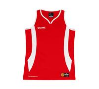 SPALDING Top deportivo 'Jam' rojo / blanco S rojo / blanco