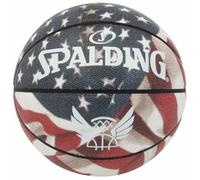 Spalding Trend Stars Stripes Sz7 Rubber Basketball