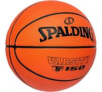 Spalding - Varsity TF-150 - Talla 7 - Naranja - Balón de Baloncesto - Balón Certificado - Material: Goma - Exterior - Excelente Agarre - Muy Resistente