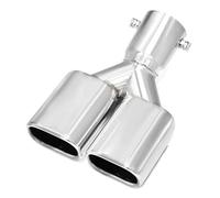 SPAMFAFGHQ 1 Pieza De Punta De Coche Para Toyota Para Alphard 40 Series 2024 Silenciador Tubo Escape Cuadrado Acero Inoxidable De Doble Cabezal
