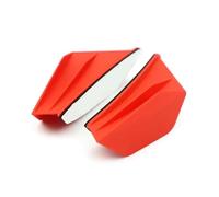 SPAMFAFGHQ 2 Piezas Aletines Universales para Moto Spoiler Aerodinámico ala Dinámica con Adhesivo(Rojo)
