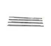 SPAMFAFGHQ 4 Piezas Para Lancer CY CX Para Fortis Evo Cz Burlete De Goma Para Ventana Exterior Negro O Cromado 5727A005(Chrome 4 pcs)