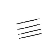 SPAMFAFGHQ 4 Piezas Para Lancer CY CX Para Fortis Evo Cz Burlete De Goma Para Ventana Exterior Negro O Cromado 5727A005(Black 4 pcs)