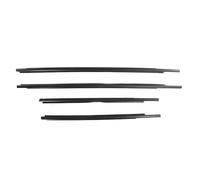SPAMFAFGHQ 4Pc Perfil Estanqueidad Vidrio Ventanilla Para Toyota Para Yaris Sedán 2007-2016 Delantero Trasero Tiras Sellado Goma Cinturón Moldura