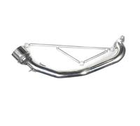SPAMFAFGHQ Accesorios De Modificación Tubo De Escape Modificado Para Motocicleta Scooter Silenciador Para Motor Para GY6 125 150 Cc 152 Qmi 157 Qmj GY6(Style C)