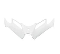 SPAMFAFGHQ Accesorios Moto Alerón Delantero para Yamaha Nmax155 para Nmax 155 Spoiler Aerodinámico(Blanco)