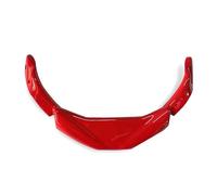 SPAMFAFGHQ Accesorios Moto Cubreborde Frontal De Fibra De Carbono Careneado para S1000RR S1000 RR S 1000 RR 2019 2020 2021 2022(Rojo)