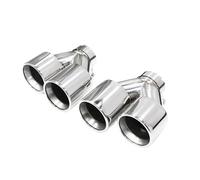 SPAMFAFGHQ Accesorios Para Escape De Coche Para Serie 6 640i F12 F13 Silenciador De Fibra De Carbono Con Escape Cuádruple M6 Mejorado(Gasoline Silver)