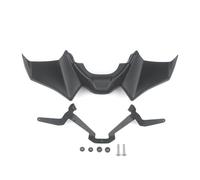 SPAMFAFGHQ Accesorios para Moto Aerodinámica ala Frontal Desnuda Spoiler Winglet Kit ala Aerodinámica Spoiler para Yamaha MT 07 2021 2022 2023(Negro)