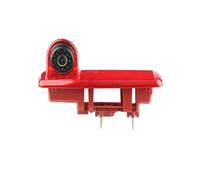 SPAMFAFGHQ AHD1080P para RENAUL para Trafic 3 Luz De Freno Coche Cámara Visión Trasera para Marcha Atrás Impermeable Nocturna Copia Seguridad(Golden Lens)