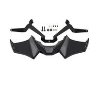 SPAMFAFGHQ Alerones Delanteros Sport Downforce Naked Deflector De ala Aerodinámico para Yamaha MT-07 SP MT 07 MT07 2021 2022 2023(Negro)