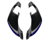 SPAMFAFGHQ Aletines De ABS Instalados con Tornillos para Yamaha R1 R1M 2020-2025 Alas Careneado Delantero Piezas Moto De Carga Aerodinámica(Azul)