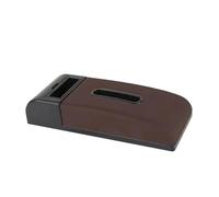SPAMFAFGHQ Alfombrilla Universal Para Reposabrazos De Coche Almohadilla Para Aumentar La Altura Caja De Pañuelos Cojín Protector Para Reposabrazos(C4 Coffee No USB)
