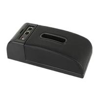 SPAMFAFGHQ Alfombrilla Universal Para Reposabrazos De Coche Almohadilla Para Aumentar La Altura Caja De Pañuelos Cojín Protector Para Reposabrazos(B2 Black Black 2USB)