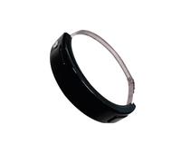 SPAMFAFGHQ Anillo Anticaída Universal Para Escape De Motocicleta Todoterreno Anillo De Protección De Escape, Cubierta Antidesgaste Todoterreno(NEGRO)