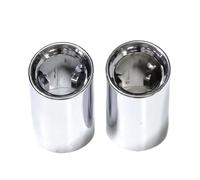 SPAMFAFGHQ Boquilla De Escape Para Coche Para B&MW X3 G01 X4 G02 2019 2020 2021 2022 Boquillas De Escape Silenciador Acero Inoxidable Tobera De Escape(Plata)