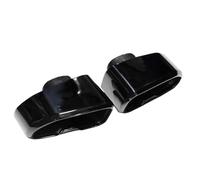 SPAMFAFGHQ Boquilla Escape Cuadrada Acero Inoxidable 304 Para B&MW X3 G01 X4 G02 2019 2020 M40i Upgrade(NEGRO)