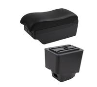 SPAMFAFGHQ Brazo De Auto Accesorios Auto Caja De Almacenamiento Detalles Piezas Interiores USB Para R&enault Para Captur Caja De Brazo 2018-2021(A2 Black line 7USB)