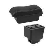 SPAMFAFGHQ Brazo De Auto Para R&enault Para Captur Caja De Brazo 2018-2021 Accesorios Auto Caja De Almacenamiento Detalles Piezas Interiores USB(C3 Negro blanco SIN USB)