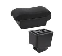 SPAMFAFGHQ Brazo De Auto Para R&enault Para Captur Caja De Brazo 2018-2021 Accesorios Auto Caja De Almacenamiento Detalles Piezas Interiores USB(C2 Línea negra SIN USB)