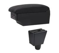 SPAMFAFGHQ Caja De Almacenamiento Para R&enault Para Logan 2 Reposabrazos Para Sandero 2 Accesorios Para Coche(Línea Blanca E1)