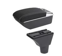 SPAMFAFGHQ Caja De Brazo Caja De Almacenamiento Interior Piezas Retrofit Dedicadas Para Citroën C3 C4(C white line 7USB)