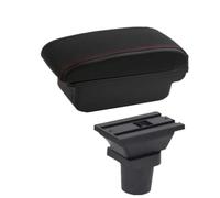 SPAMFAFGHQ Caja De Brazo De Auto Para Toyota Para Yaris Para Vitz Hatchback 5 Puertas 1998-2011 Caja De Brazo Caja De Almacenamiento Central Auto(A1 línea roja Sin USB)