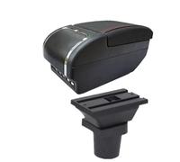 SPAMFAFGHQ Caja De Reposabrazos Coche Para F&ord Para Focus Mk1 Caja De Reposabrazos Para F&ord Para Focus Caja De Almacenamiento Central(E red line 9USB)