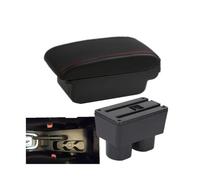 SPAMFAFGHQ Caja De Reposabrazos Para Coche Para TOYOTA Para RUSH Caja De Reposabrazos Para Avanza Para Rush Caja De Almacenamiento De Reposabrazos Para Coche(Una línea roja SIN USB)