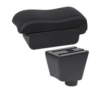SPAMFAFGHQ Caja De Reposabrazos Para R&enault Para Clio Captur Para Clio1 Para Clio3 Para Clio 4 Para Clio RS Captur Consola Caja De Almacenamiento(B white line 3USB)