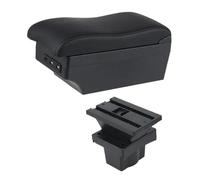 SPAMFAFGHQ Caja Descansabrazos Central Para S&koda Para Octavia Para Yeti Mk2 2005-2012 Piezas De Retroadaptación Auto Caja De Almacenamiento(Línea negra E2)