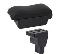 SPAMFAFGHQ Caja Reposabrazos Auto Para Hyundai I10 2006 2016 2015 2014 2013 2012 2011 2010-2017 Consola Central Almacenamiento(C2 Línea Negra)