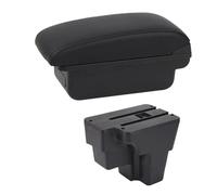 SPAMFAFGHQ Caja Reposabrazos Auto Para KIA RIO Para STONIC 2015-2021 Piezas De Retroadaptación Caja Descansabrazos Central Caja De Almacenamiento(B1 Línea Negra)