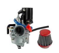 SPAMFAFGHQ Carburador Para Yamaha Para Jog 50 50cc Para JOG90 Para PZ19J 19mm 2 Tiempos 1E40QMB Scooter Carburador Con Filtro De Aire(Set red)