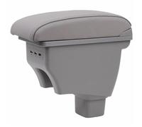 SPAMFAFGHQ Coche Reposabrazos Giratorio Para Suzuki Sx4 2007 2008 2009-2013 Reposabrazos Consola Central Centro Caja De Almacenamiento(GRIS)