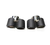 SPAMFAFGHQ Difusor Trasero Decoración Tubo Escape Kits Carrocería Accesorios Para Coche Puntas De Escape Acero Inoxidable Para Serie 8 G14 G15 G16 2019-2022(Carbon Texture matte Black)