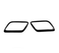 SPAMFAFGHQ Embellecedor De La Cubierta Del Tubo De Escape Trasero Para Land Rover Para Range Rover Para Velar 2017-2021 Accesorios De Acero Inoxidable(Negro B)