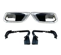 SPAMFAFGHQ Embellecedor De Repuesto Para Parachoques Trasero De Coche Silenciador De Escape Y Tubo De Escape Para CRV CR-V 2023-2024(4 piezas)