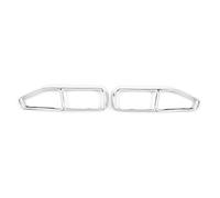 SPAMFAFGHQ Embellecedor De Salida Del Silenciador Trasero De Acero Inoxidable Para Serie 7 G11 G12 2019 2020 2021 2022 2023(Plata)