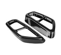 SPAMFAFGHQ Embellecedor De Tubo De Escape ABS Negro Para Serie 5 G30 528Li 530Li 2017-2018 1 Par Accesorios Para Coche
