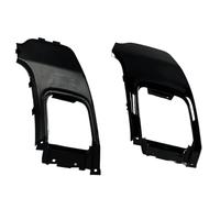 SPAMFAFGHQ Embellecedor Del Tubo De Escape Del Parachoques Trasero Para Land Rover Para Range Rover Para Evoque 2010-2018 LR028087 LR028089(NEGRO,1 par)