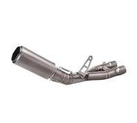 SPAMFAFGHQ Escape De Titanio Para Motocicleta Para YZF R1 MT-10 R1M 2015-2023 Silenciador Modificado Tubo De Enlace Intermedio De 50.8 Mm(Titanium Alloy D)