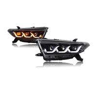 SPAMFAFGHQ Faros Delanteros De Coche Para Toyota Para Highlander 2012 2013 2014 Lámparas LED Para Luces Circulación Diurna Señales Giro Dinámicas