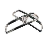 SPAMFAFGHQ Juego De 2 Embellecedores Para Tubo De Escape Trasero Para A6 A7 C7 2016 2017 2018 De Acero Inoxidable Accesorios De Estilo Para Coche