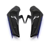 SPAMFAFGHQ Kit Alar Aerodinámico para Motocicleta Alares Fijos para para NINJA400 para Ninja 400 2018-2024 Alar De Fuerza Abajo Spoiler Inferior(Azul)