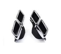SPAMFAFGHQ Lote De 2 Silenciadores Para Escape De Coche Boquillas Para Mercedes Para Benz W221 Y W222 S63 Accesorios Para Coche(Plata,Split)