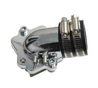 SPAMFAFGHQ Múltiple De Admisión Para Carburador 35mm Con Válvula De Láminas Para PWK PE Para BWS100 Para Yamaha JOG50 JOG90 Scooter 2T 50cc 90cc Para 1E40QM